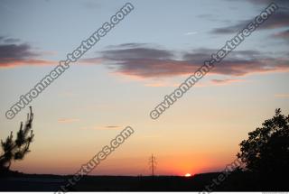 Photo Texture of Sunset Sky 0005